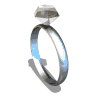 GIF animado (63986) Anillo plata diamante