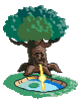 GIF animado (72838) Arbol bebiendo agua