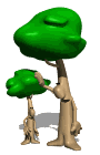 Imagen GIF de Arbol hijo animado