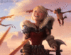 GIF animado (67796) Astrid volando