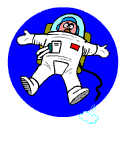 GIF animado (71433) Astronauta dando vueltas