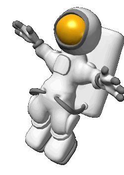 GIF animado (71436) Astronauta en d