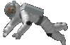 GIF animado (71446) Astronauta moviendo las piernas
