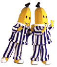 GIF animado (65684) Bananas pijamas