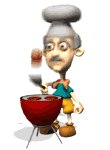 GIF animado (62791) Barbacoa y cocinero