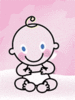 GIF animado (70105) Bebe feliz panales