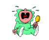 GIF animado (70090) Bebe llorando sonajero