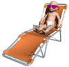 GIF animado (70159) Bebe sentado tumbona