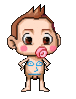 GIF animado (70160) Bebe travieso