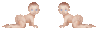 GIF animado (70065) Bebes gemelos bensandose