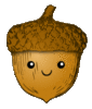 GIF animado (72901) Bellota kawaii