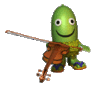 GIF animado (72908) Bellota tocando violin