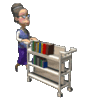 GIF animado (71485) Bibliotecaria