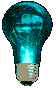 GIF animado (63431) Bombilla azul