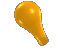 GIF animado (63444) Bombilla naranja