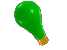 GIF animado (63454) Bombilla verde