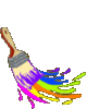 GIF animado (62531) Brocha colorida