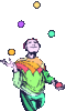 GIF animado (72132) Bufon malabarista