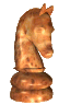 GIF animado (64210) Caballo ajedrez marron