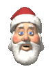 GIF animado (60553) Cabeza de papa noel