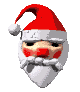 GIF animado (60555) Cabeza papa noel