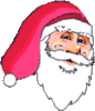 GIF animado (60556) Cabeza papa noel