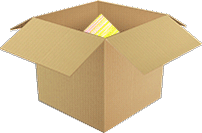 GIF animado (64948) Caja carton abierta
