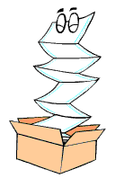 GIF animado (64952) Caja papeles