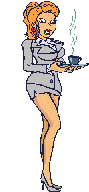 GIF animado (71530) Camarera de cafes