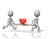 GIF animado (72171) Camilleros llevando un corazon