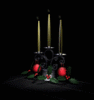 GIF animado (61592) Candelabro con velas