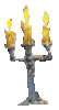 GIF animado (63470) Candelabro velas