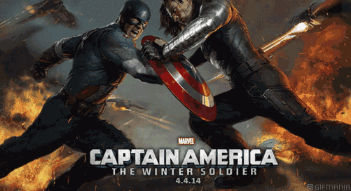 GIF animado (69903) Capitan america vs soldado invierno
