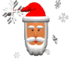 GIF animado (60568) Cara papa noel