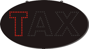 Imagen GIF de Cartel tax animado