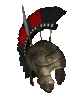 GIF animado (61827) Casco militar romano