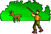 GIF animado (71618) Cazador cazando ciervos