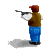 GIF animado (71622) Cazador disparando