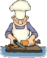 GIF animado (71713) Chef cortando zanahorias