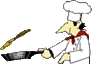 GIF animado (71714) Chef dandole la vuelta a la tortilla