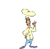 GIF animado (71727) Chef quitandose el gorro