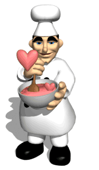GIF animado (71728) Chef removiendo amor