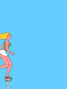 GIF animado (70710) Chica corriendo