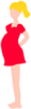 GIF animado (70783) Chica embarazada