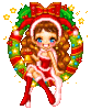 GIF animado (61157) Chica navidad