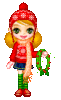 GIF animado (61159) Chica navidad