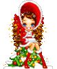 GIF animado (61160) Chica navidad