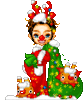 GIF animado (61161) Chica navidad