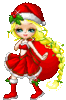 GIF animado (61162) Chica navidad