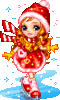 GIF animado (61170) Chica navidad